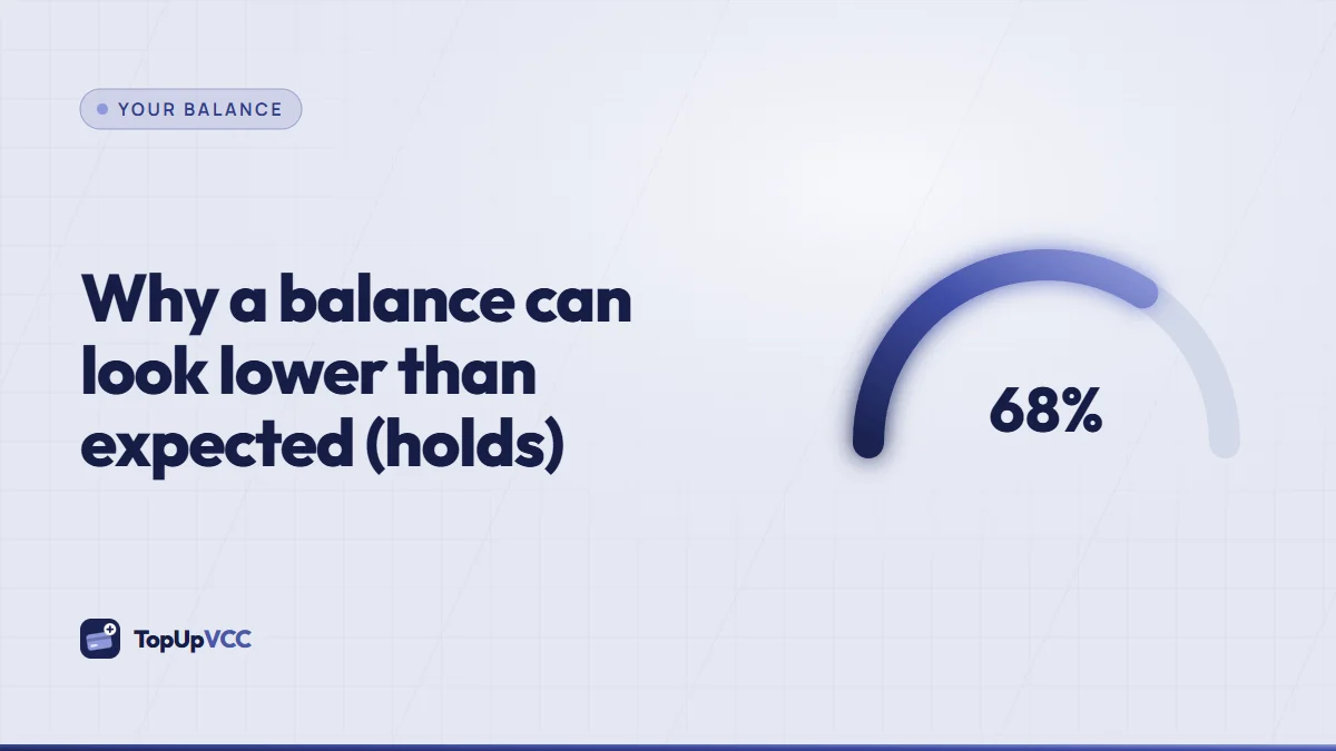A balance meter with a section greyed out as reserved